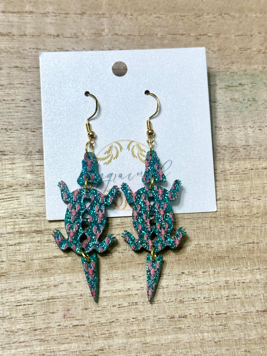 Alligator Set Earrings