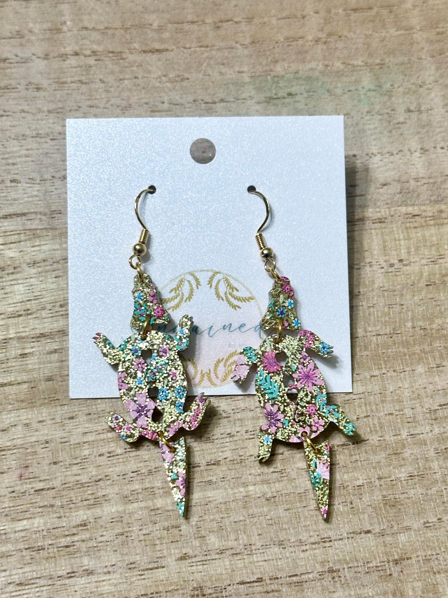 Alligator Set Earrings