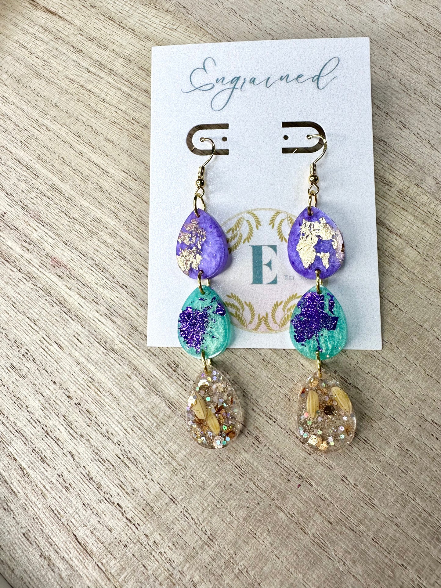 Mardi Gras Earrings