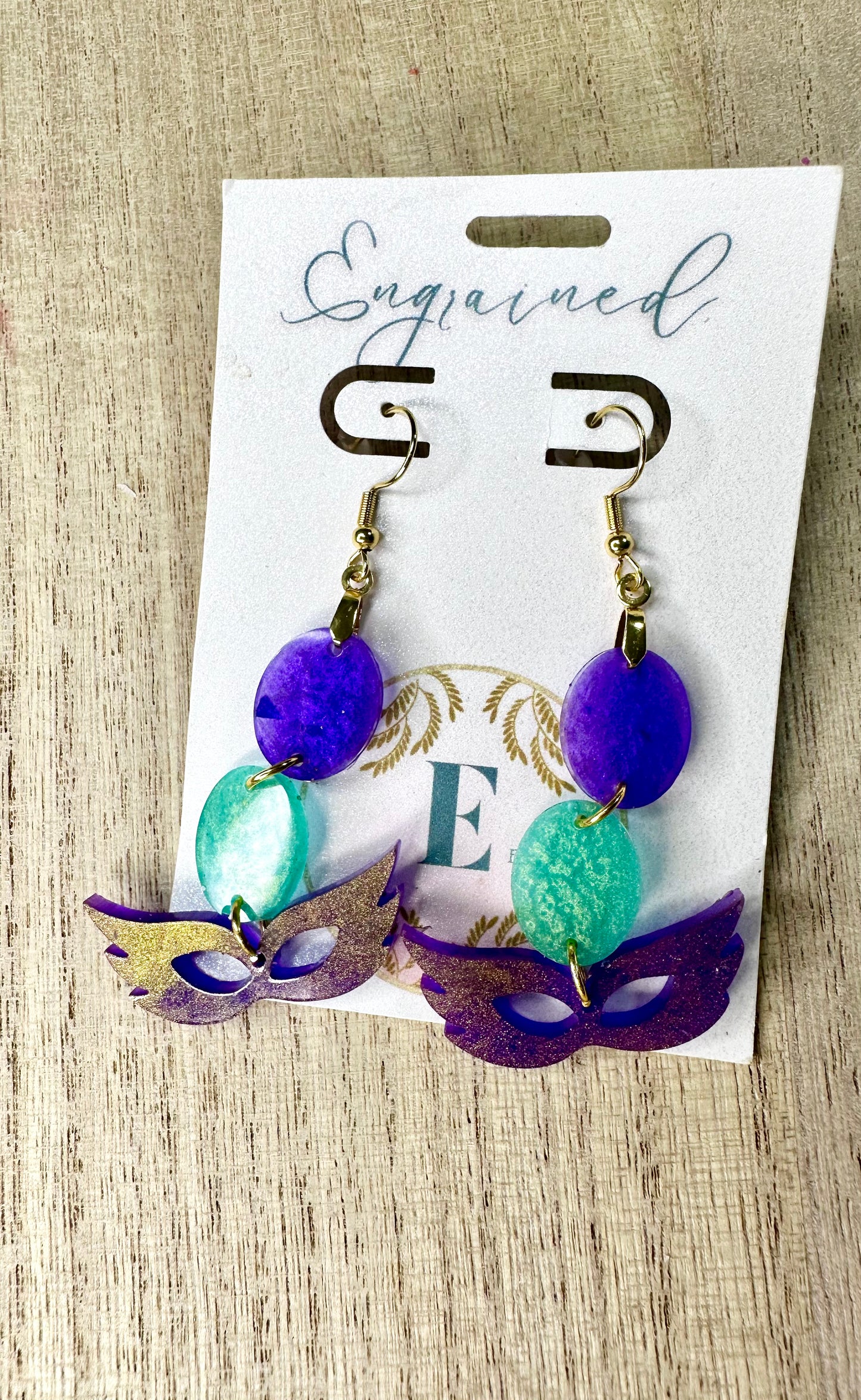 Mardi Gras Earrings