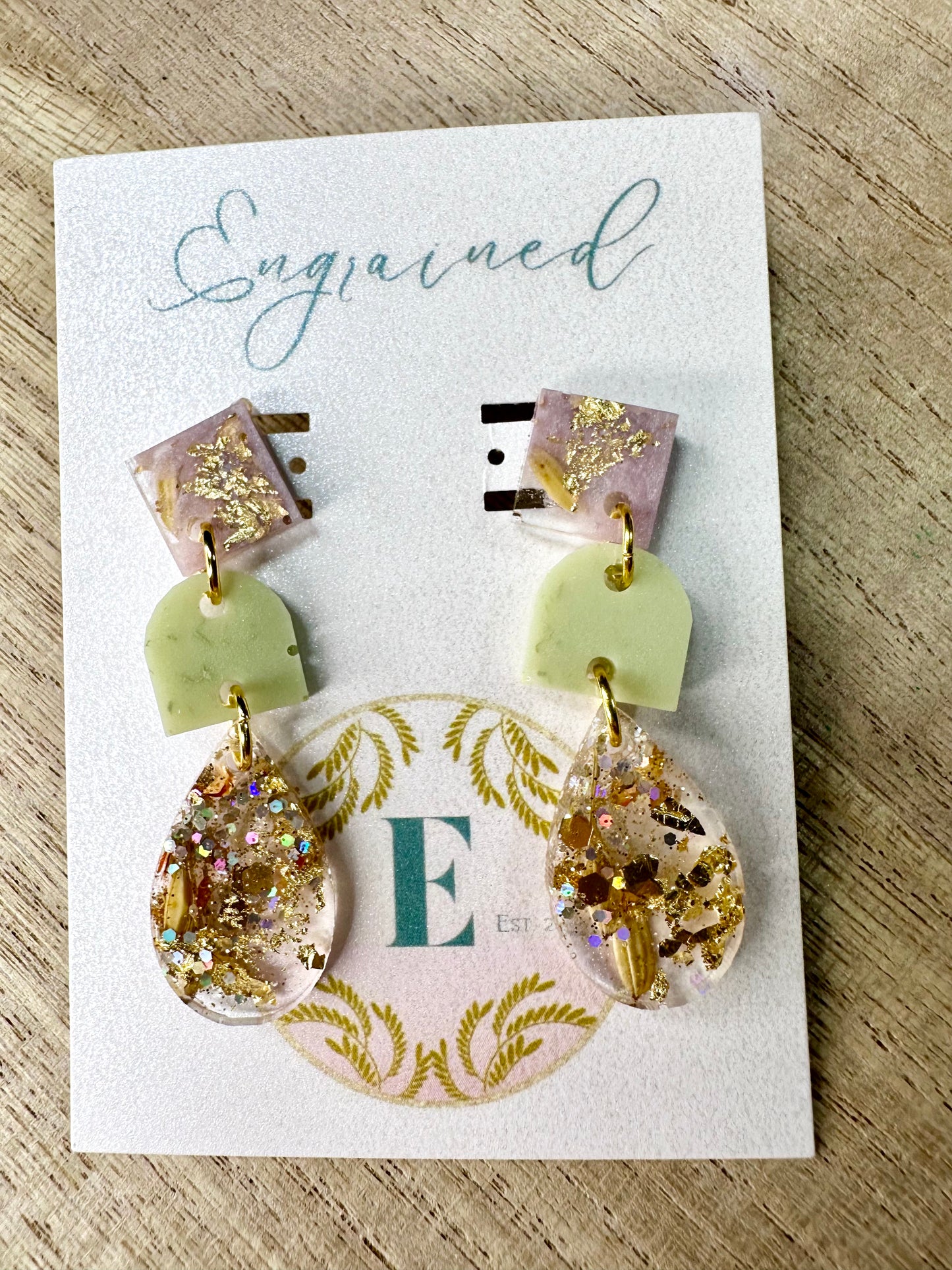 Mardi Gras Earrings