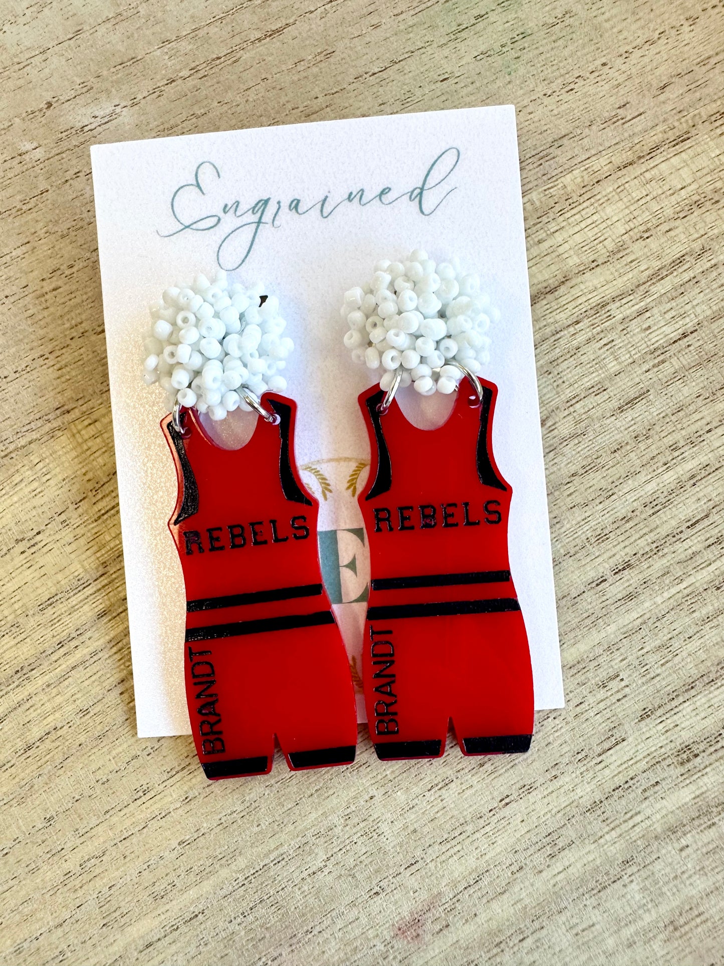 Wrestling/Powerlifting Earrings