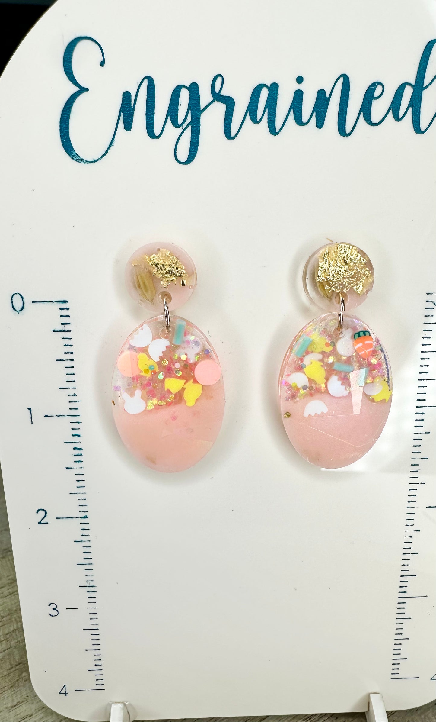 Easter Holographic earrings