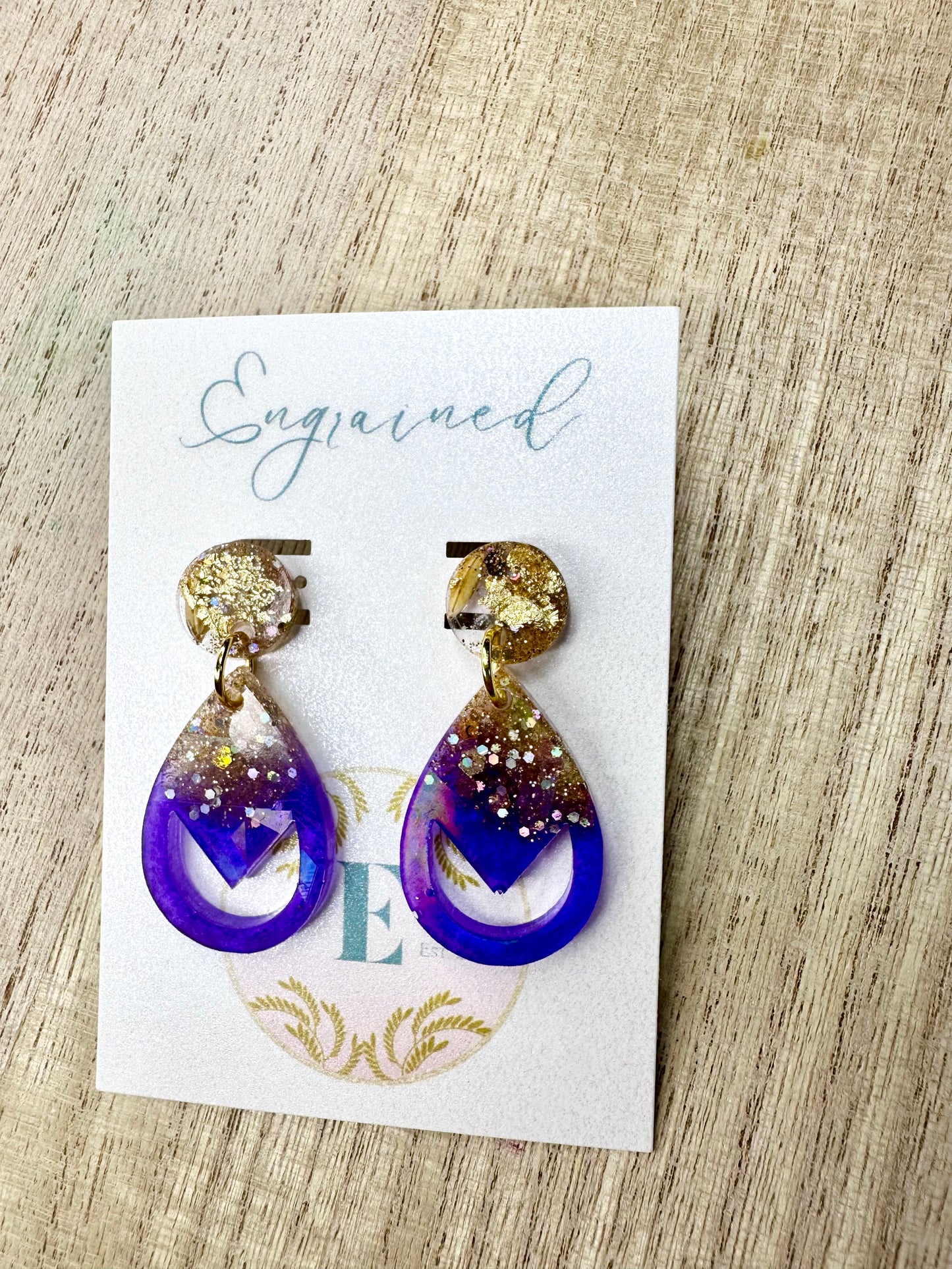 Mardi Gras Earrings