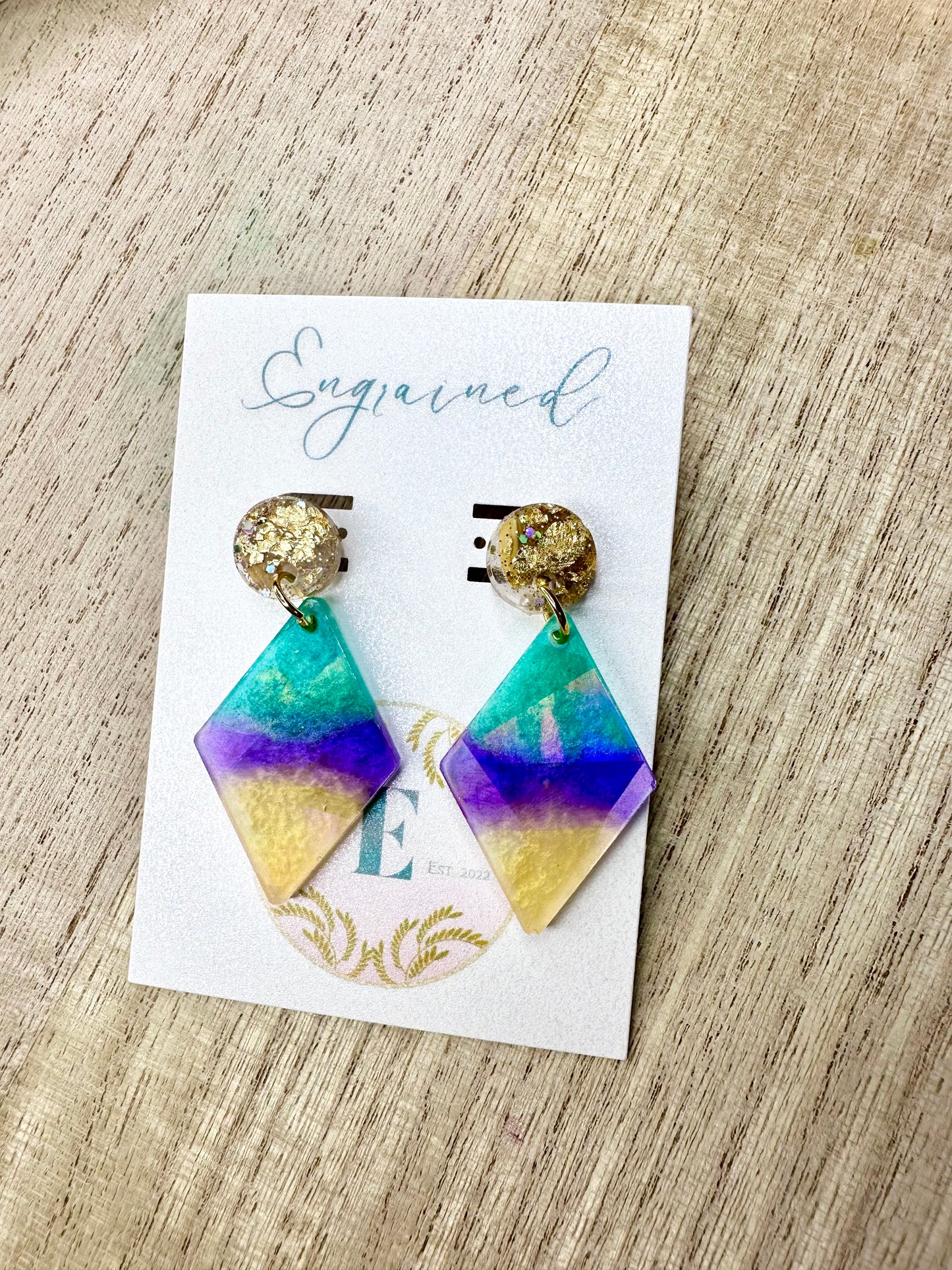 Mardi Gras Earrings