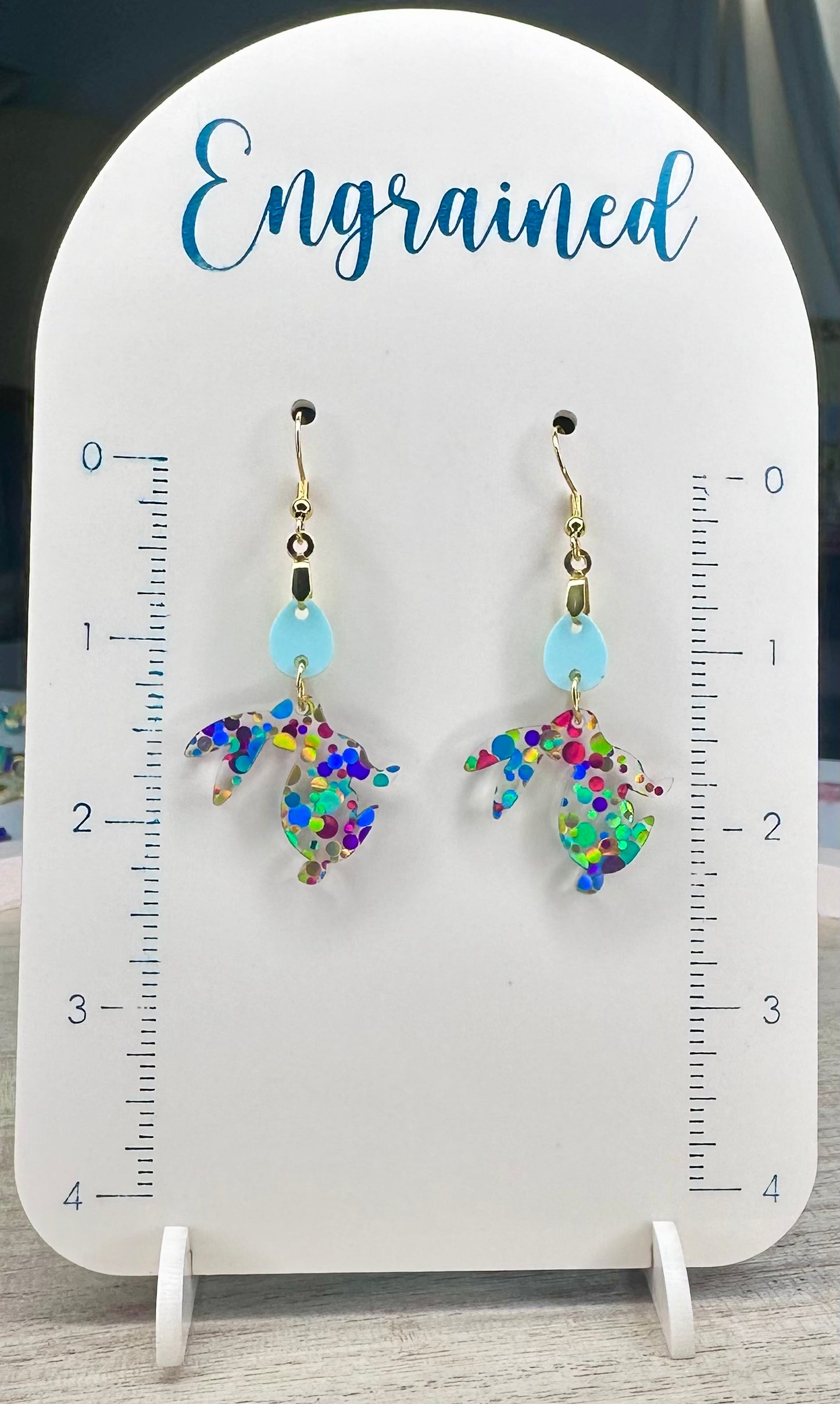 Bunny and Egg Earrings