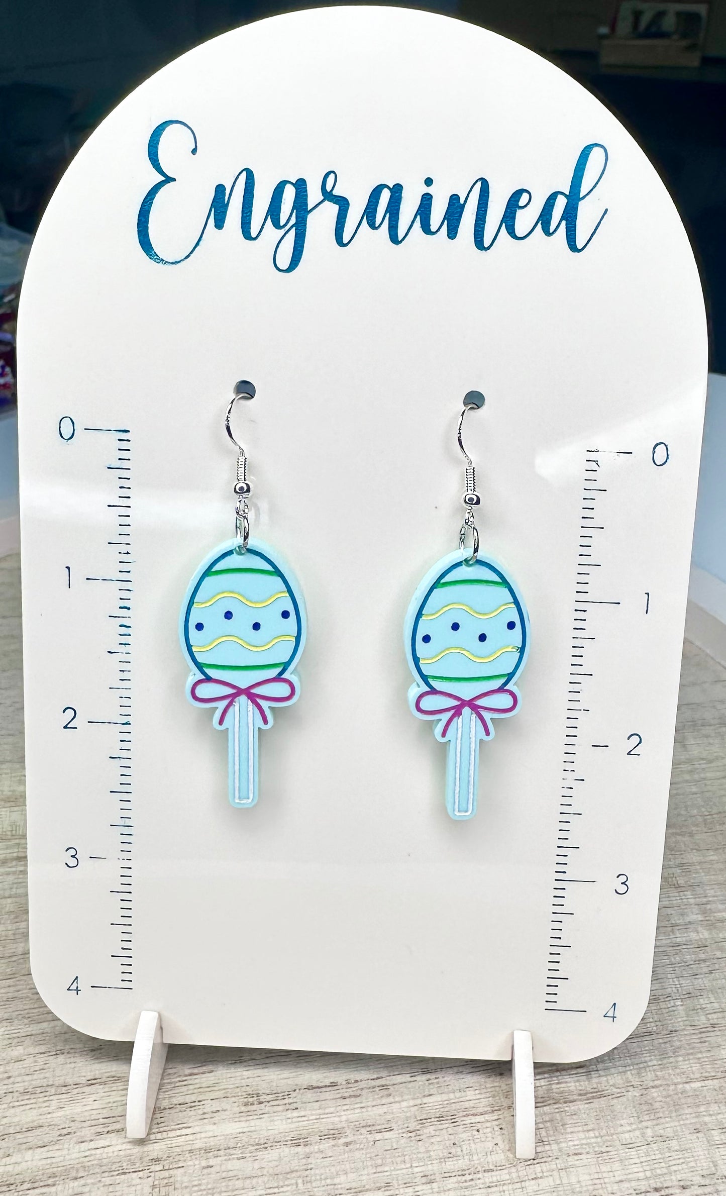 Egg Lollipop Earrings