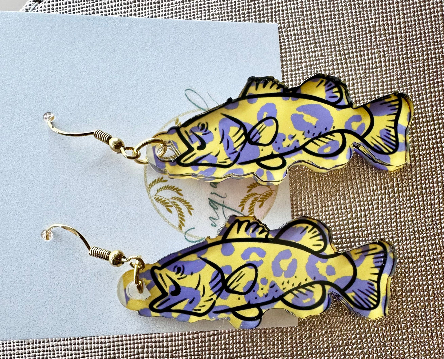 Largemouth Bass Earrings