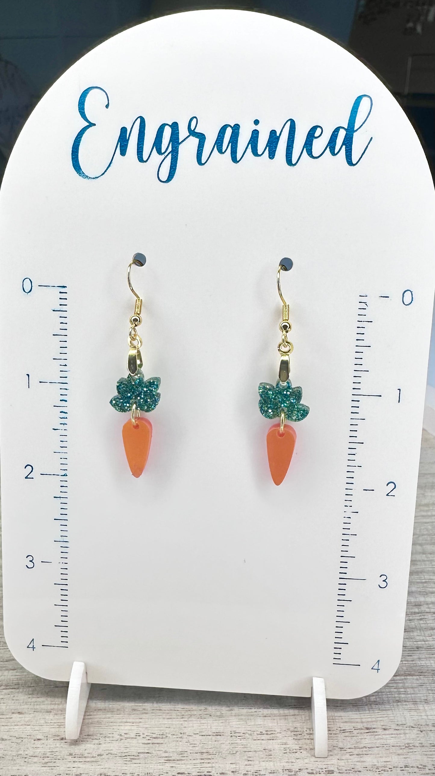 Easter Carrot Earrings