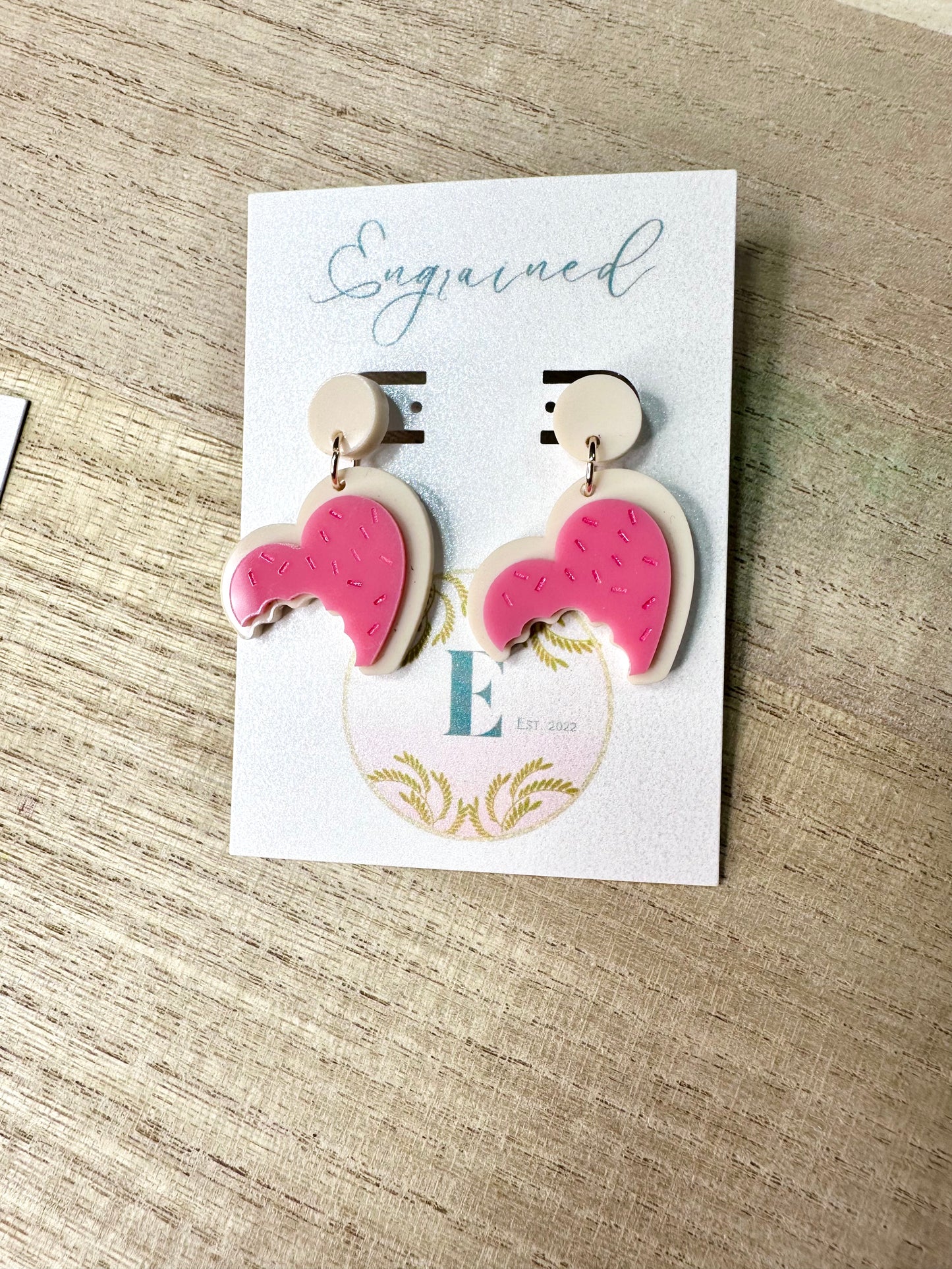 Valentine Cookie Earrings