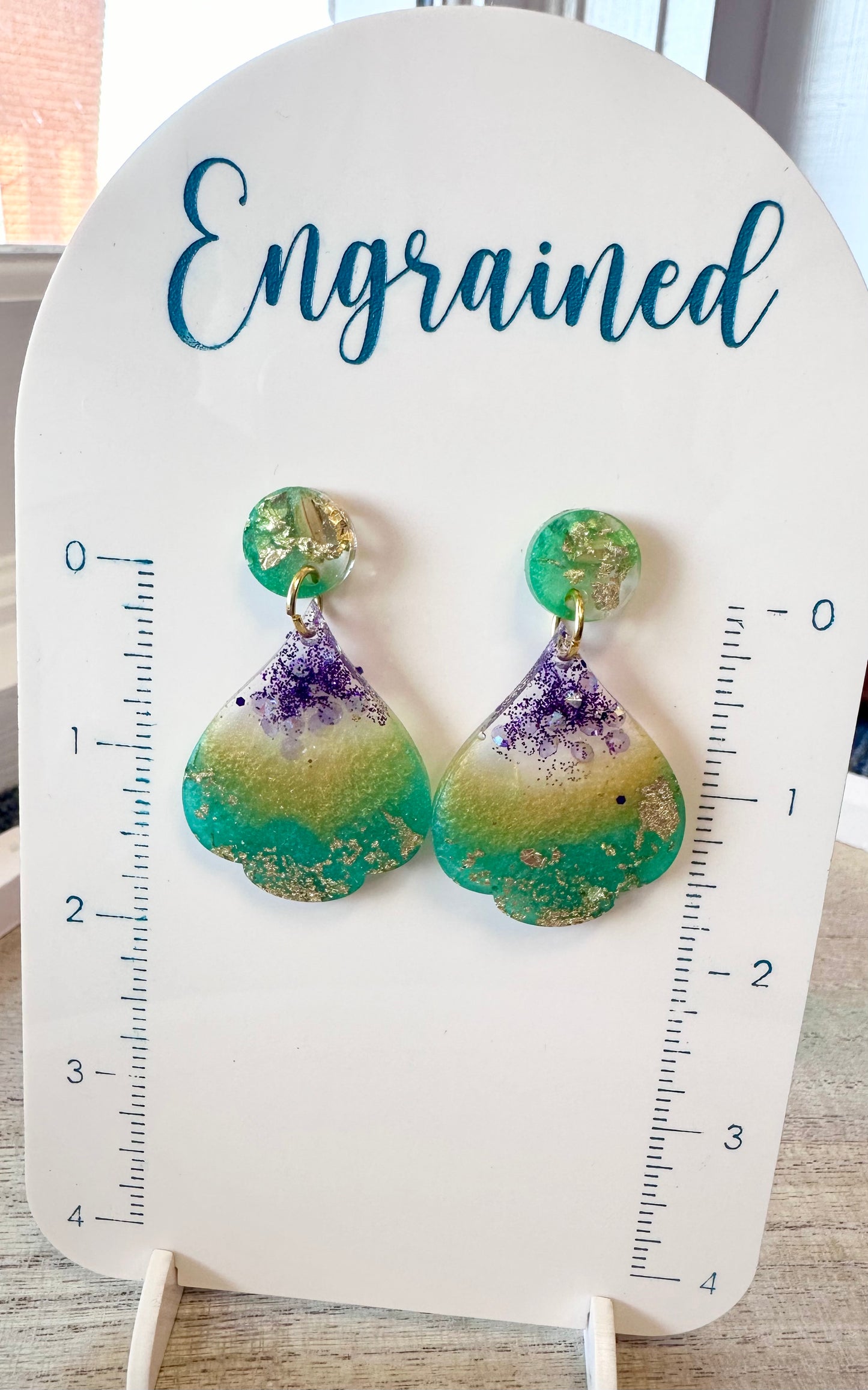 Mardi Gras Earrings