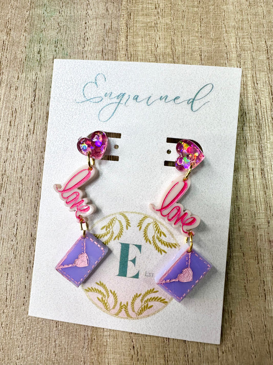 Love Note Dangle Earrings