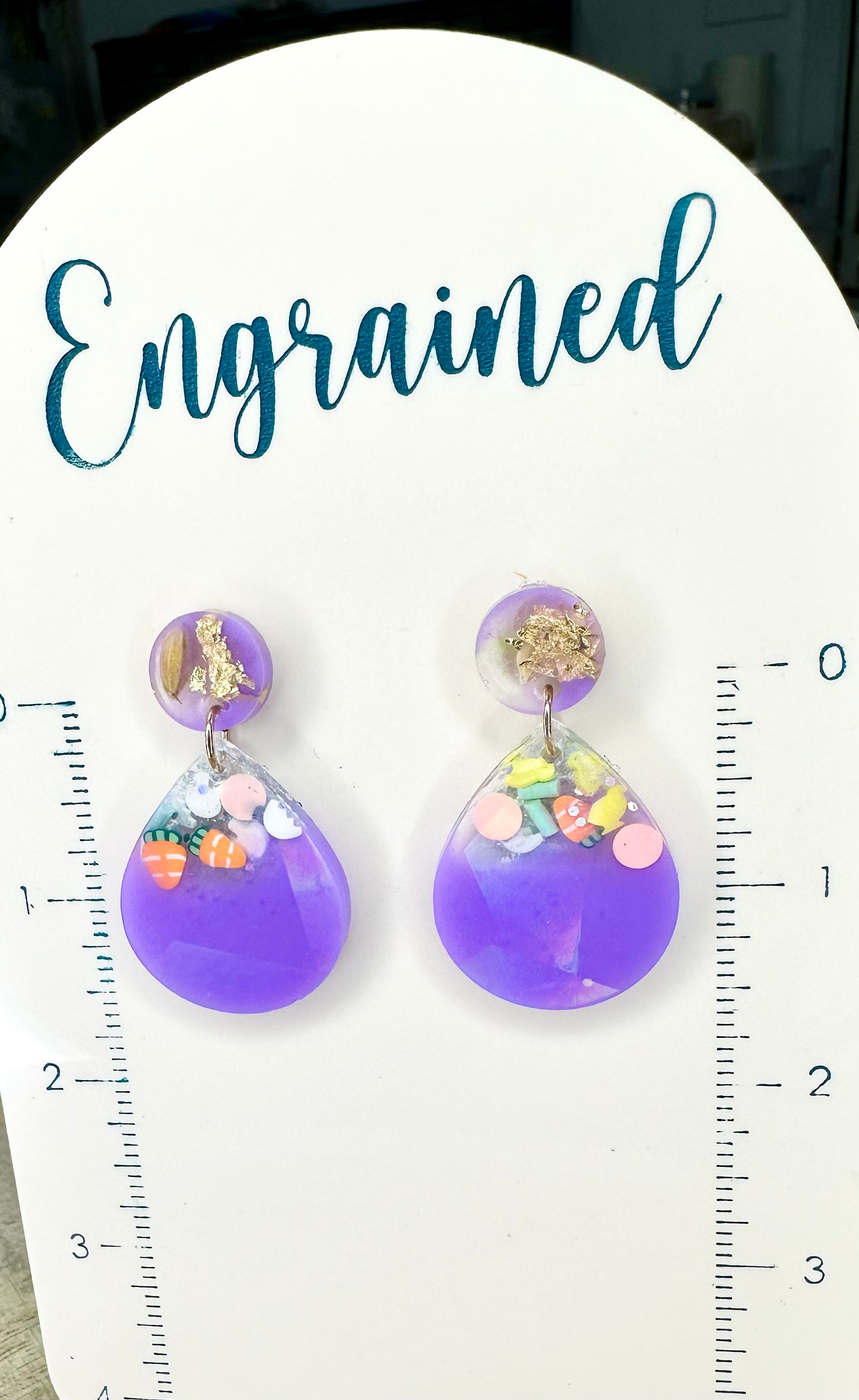 Easter Holographic earrings