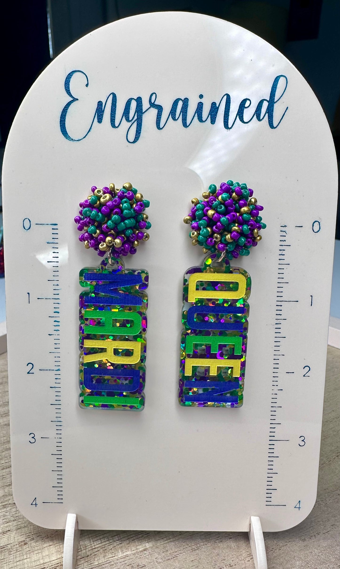 Mardi Queen Earrings