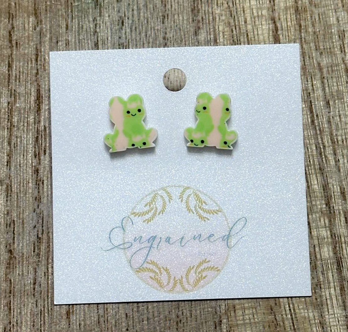 Frog Stud Earrings