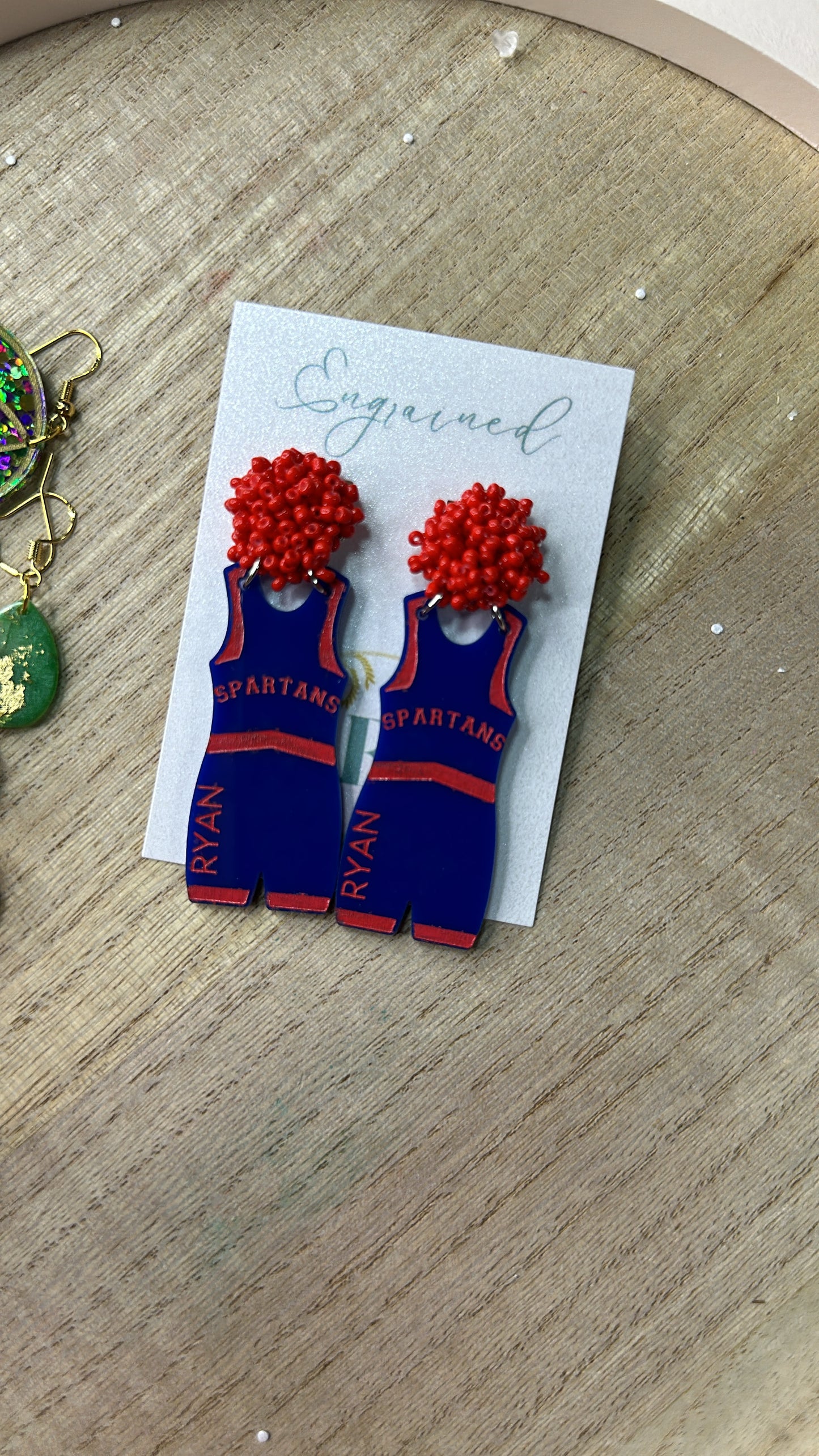 Wrestling/Powerlifting Earrings