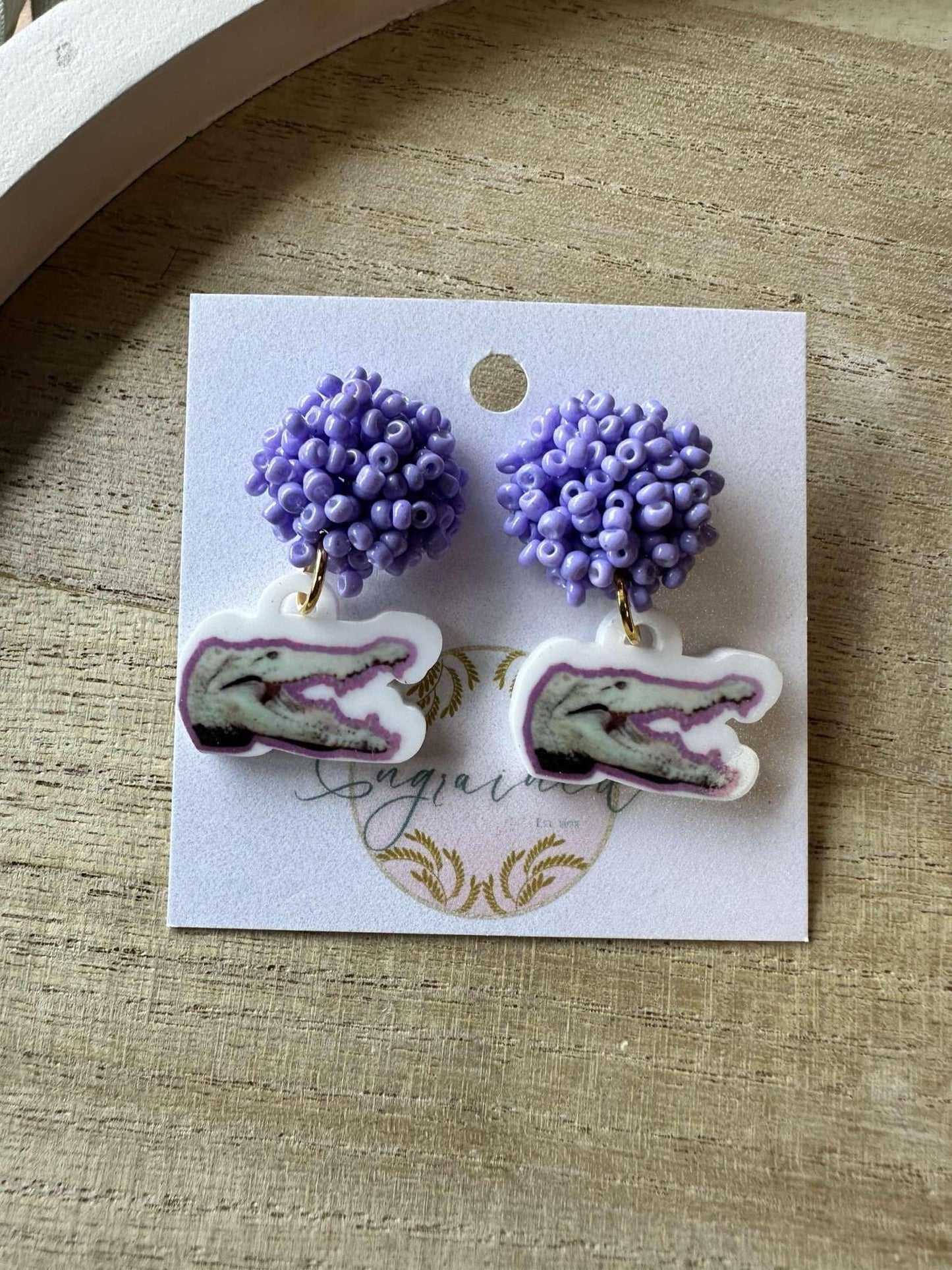 Alligator Earrings