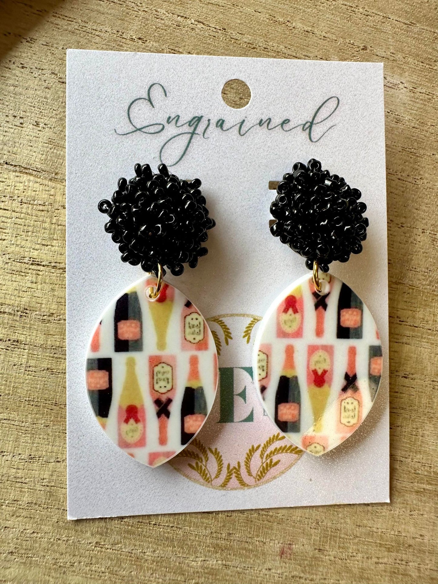 Wine Bottle Earrings